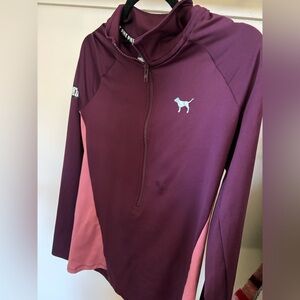 PINK Victoria's Secret Ultimate Quarter Zip Athletic Jacket